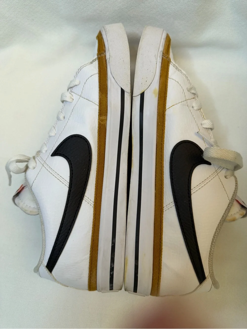 Nike Court Legacy Next Nature Sneakers White Desert Ochre Size 9